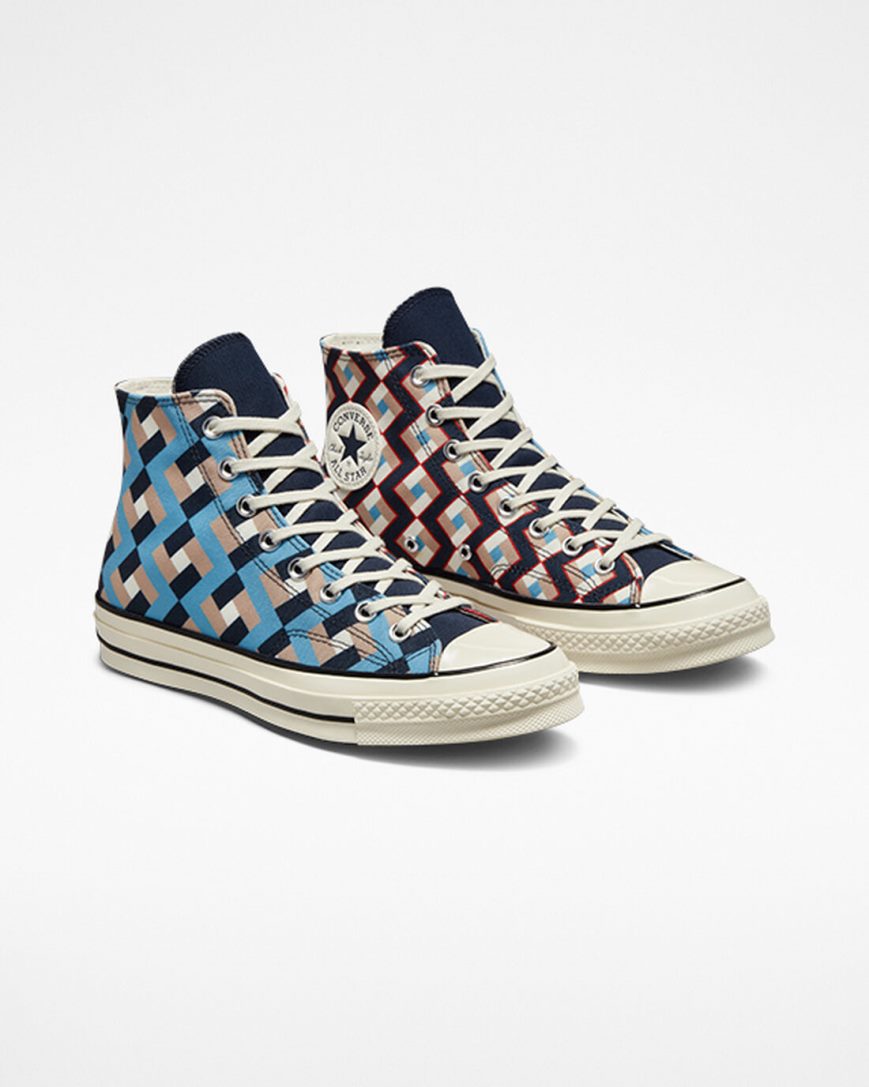 Tenisi Inalti Barbati Converse Chuck 70 Twisted Classics Obsidienne Albastri | RO ZGP13F978